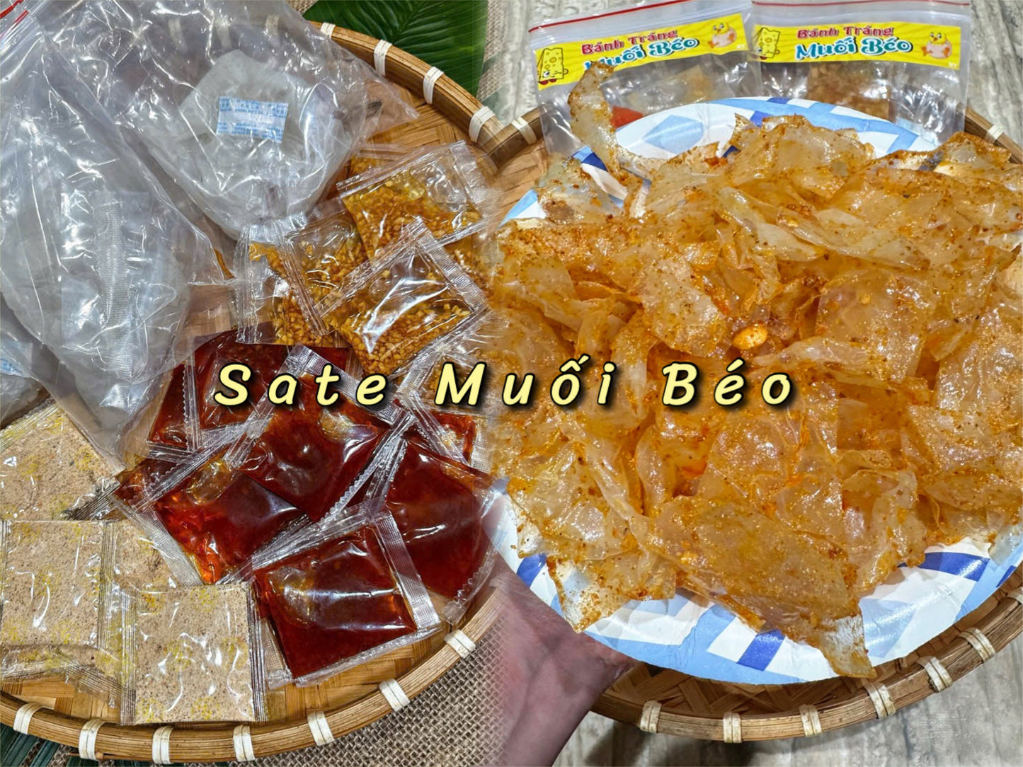 PS Set Sate Muối Béo /4bags