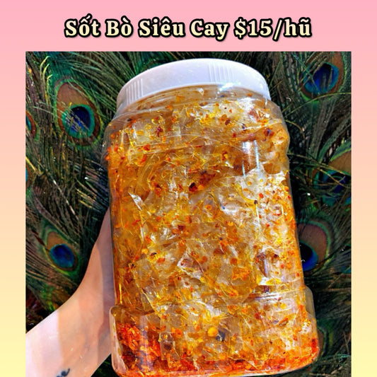 Sốt Bò Siêu Cay Hũ