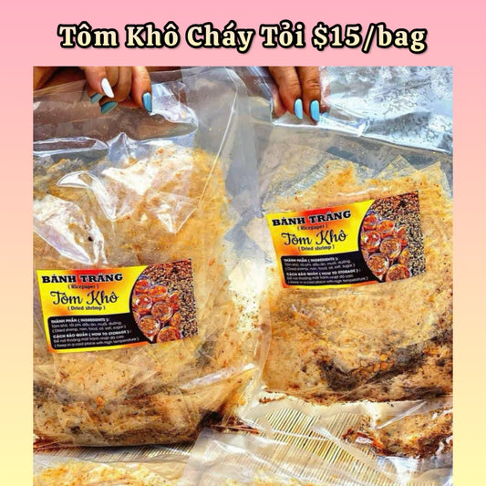 Tôm Khô Cháy Tỏi