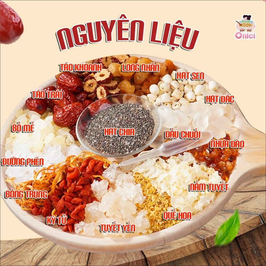 Set Chè Dưỡng Nhan 30-35 chén