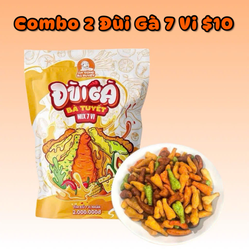 COMBO 2 ĐÙI GÀ 7 VỊ