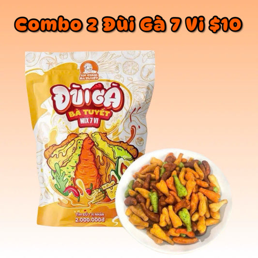 COMBO 2 ĐÙI GÀ 7 VỊ