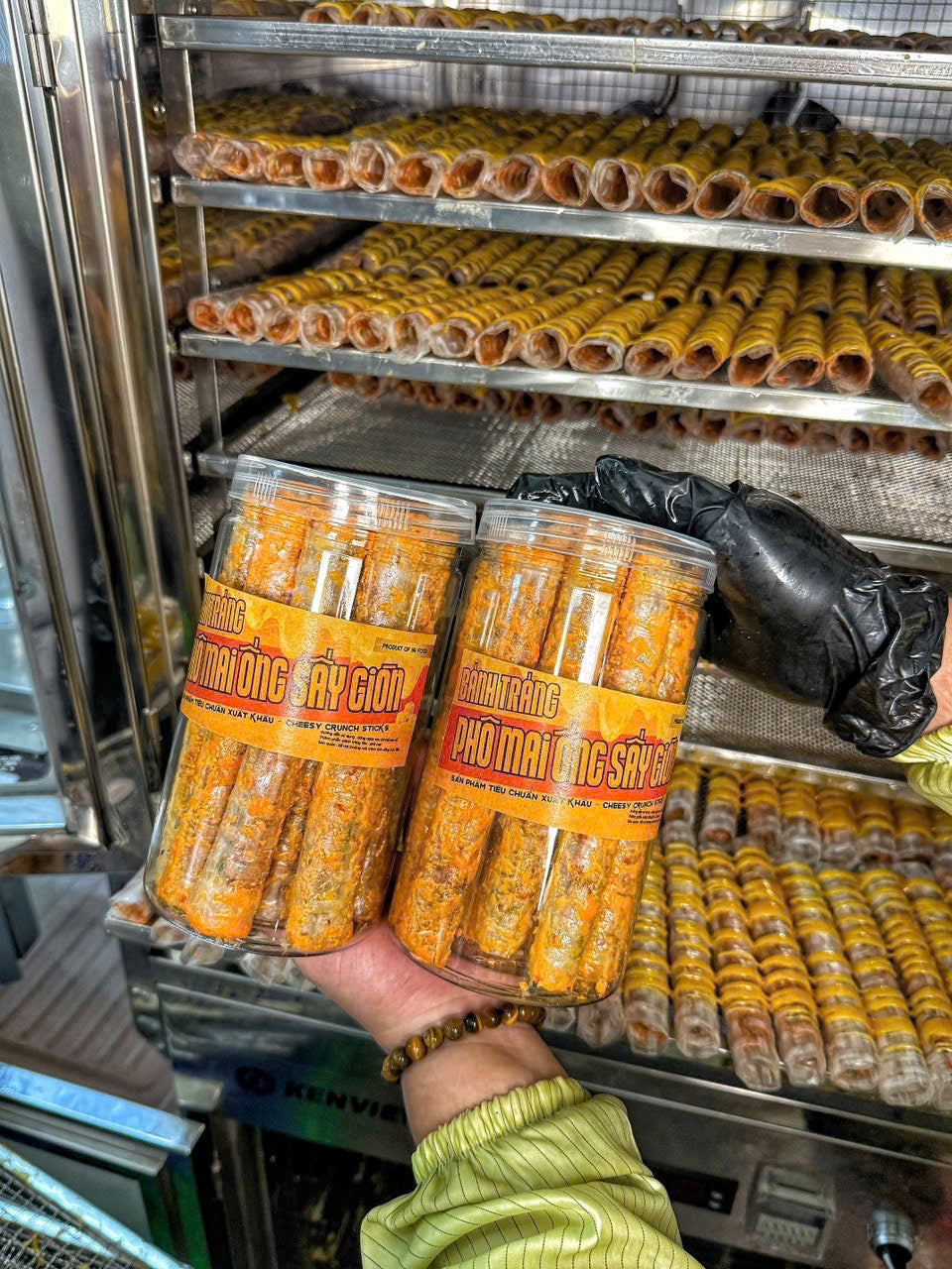 Phô Mai Ống Sấy Giòn Hũ