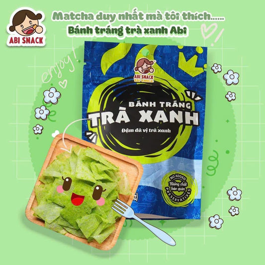 Bánh Tráng Trà Xanh Abi - B3G1F