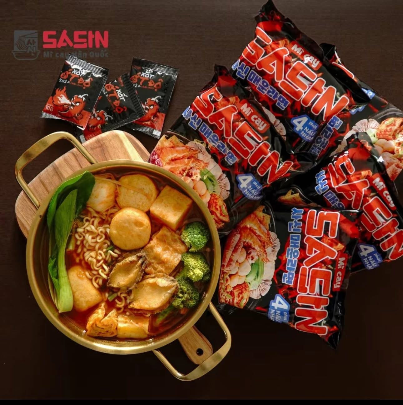 Mì Cay Sasin 3 Gói